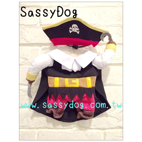 ★ 海盜 ★ 站立裝(版型偏大) > 站立裝 > SassyDog 日韓寵物精品服飾