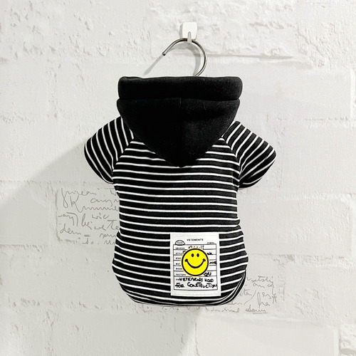 ★微笑條紋外套 ★ 潮牌風/外套 > 法鬥專區 > SassyDog 日韓寵物精品服飾